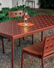 Mousqueton Portable Lamp, iron red