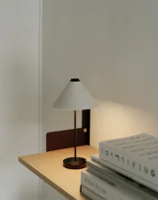 Brolly Portable Table Lamp, linen