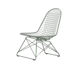 Wire Chair LKR, seafoam green