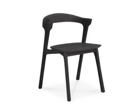 Bok Outdoor Dining Chair, teak black