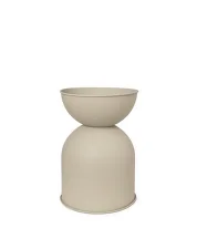 Hourglass Pot Large, cashmere