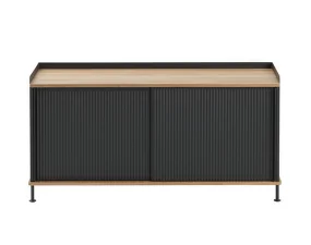 Enfold Sideboard 124x63, oak/anthracite black