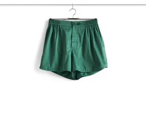 Outline Pyjama Shorts M/L, emerald green