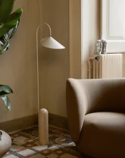 Rico Lounge Chair, Rich Velvet rust