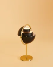Multi-Lite Portable Lamp, black semi matt / brass