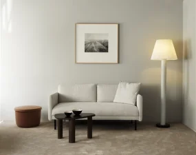 Hide Storage Pouf Small, brown