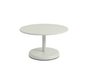 Linear Steel Coffee Table Ø70, grey