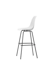 Eames Plastic Bar Stool High, cotton white