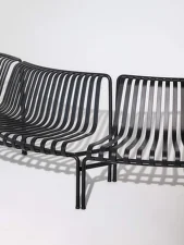 Palissade Park Dining Bench In/Out set of 2, anthracite