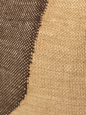 Forene Square Pouf, tan/chocolate