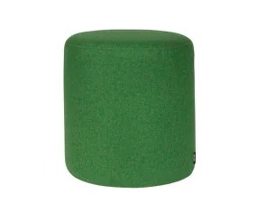 Folk Pouf Tall, moss green