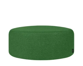 Folk Pouf Wide, moss green