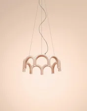Arch Circle 76 Pendant, nude