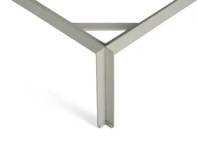 Connect Bed Frame 90x200, warm grey