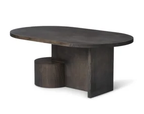 Insert Coffee Table, black stained ash