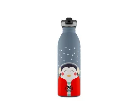 Urban Kids Bottle 0.5l, happy penguin