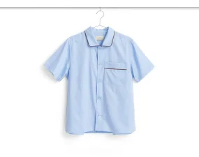 Outline Pyjama Short Sleeve Shirt S/M, soft blue