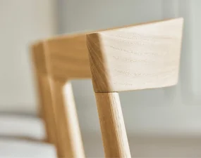 Kite Dining Chair, grey lacquered oak