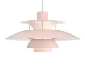 PH 5 Pendant Lamp, monochrome pale rose