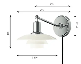 PH 2/1 Wall Lamp, white
