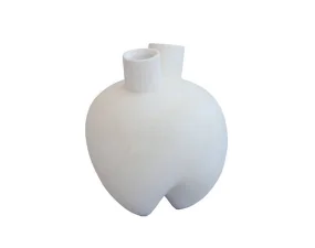 Sumo Vase Horns, bone white
