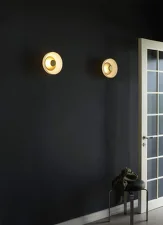 Blossi Wall Lamp, nordic gold/opal