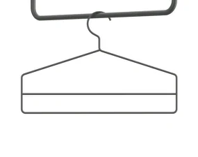 String Coat-hangers Set of 4, dark grey