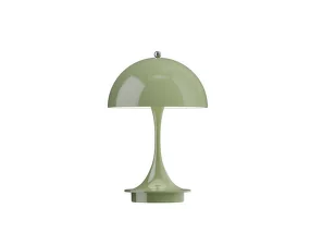Panthella 160 Portable Lamp V3, opaque moss green
