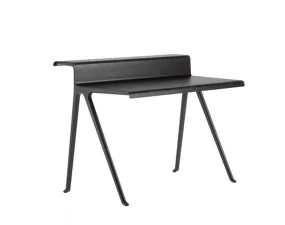 Courier Desk, dark oak/deep black