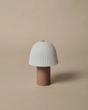 Frill Portable Lamp, rose/white