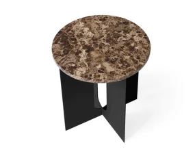Androgyne Side Table Top, Emperador