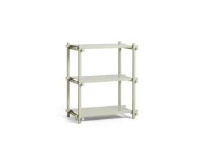 Woody Shelving System Column Low, smokey grey