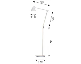 NJP Floor Lamp, black