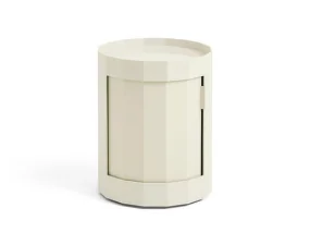 Facet Cabinet Low, eggshell