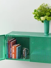 Perforated Cabinet Wall Small, eggshell