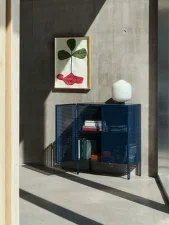 Perforated Cabinet Floor Medium, steel blue