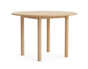 Annex Round Table Ø110, lacquered oak