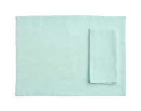 Tavolo Napkin/Placemat, set of 4, soft mint