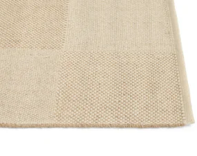 Check Rug 140x200 cm, sand