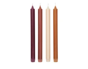 Pure Candles, set of 4, roseate blend