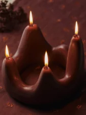 Stala Candle Ring, dark grape
