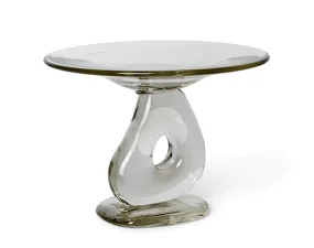 Damo Glass Centrepiece Ø30, clear