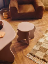 Slope Stool, rose