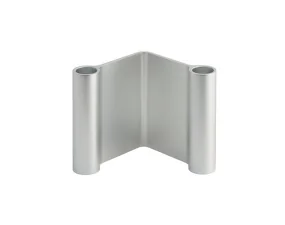 Pair Candleholder H11, aluminium