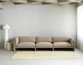 Level Rug 200x300, light yellow