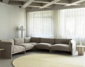 Level Rug Ø280, light yellow