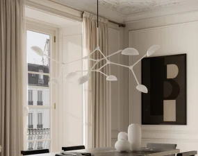 Drop Chandelier Big, white (5m)