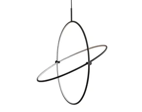 Maru Pendant Ø60, burned black