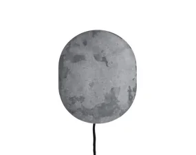 Clam Wall Lamp, oxidized