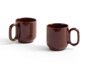 Barro Cup set of 2, burgundy
